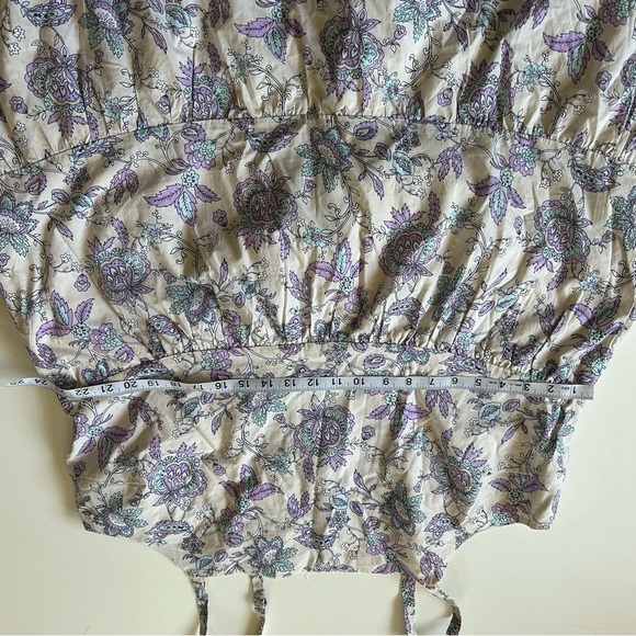 Floral / Paisley Spaghetti Strap Midi Dress - Plus Size - Picture 4 of 8